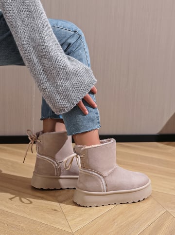 Sixth Sens Winterboots in Beige