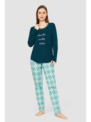 Rösch Pyjama in Grün