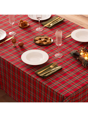 Tafellaken "Christmas Naibi" rood