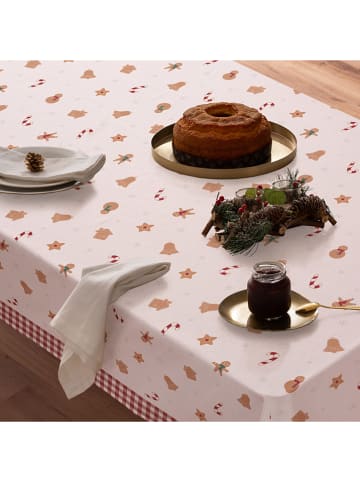 Mint Rugs Tischdecke "Christmas Canela" in Weiß/ Rot