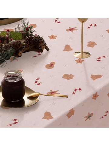 Mint Rugs Tischdecke "Christmas Canela" in Weiß/ Rot