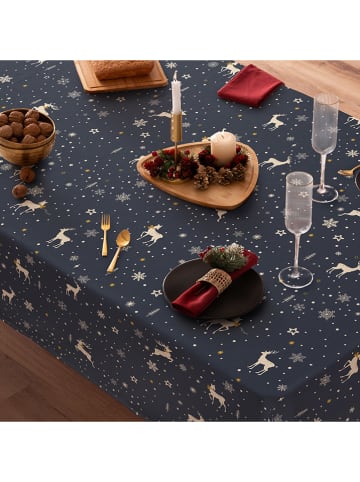 Mint Rugs Tischdecke "Christmas Deer" in Dunkelblau