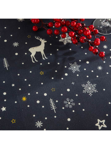 Mint Rugs Tischdecke "Christmas Deer" in Dunkelblau