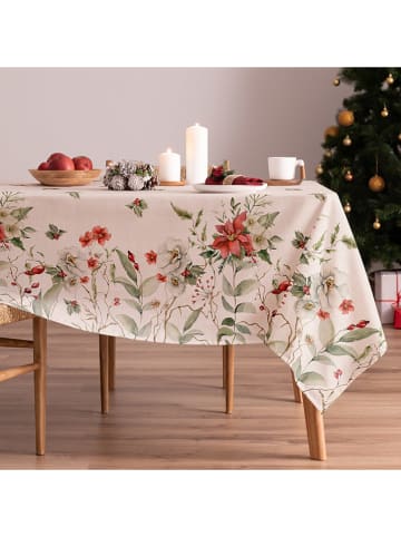 Mint Rugs Tafellaken "Christmas Euphoria" wit/rood