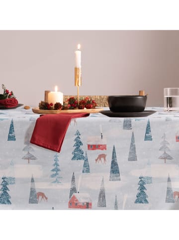 Mint Rugs Tafellaken "Christmas Olaf" blauw