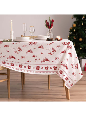 Mint Rugs Tafellaken "Christmas Sven" wit/rood