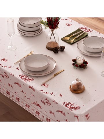 Mint Rugs Obrus "Christmas Sven" w kolorze biało-czerwonym