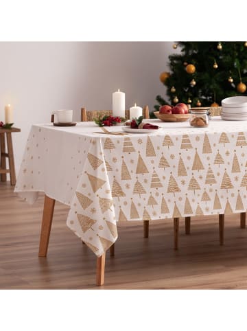 Mint Rugs Tischdecke "Christmas Zuria" in Weiß/ Senf