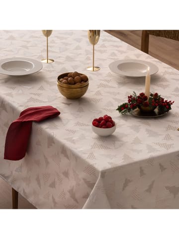 Mint Rugs Tafellaken "Christmas Chandelle" wit/zilverkleurig