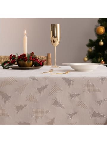 Mint Rugs Tafellaken "Christmas Chandelle" wit/zilverkleurig