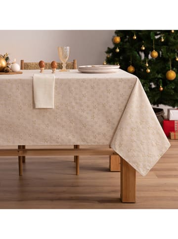 Mint Rugs Tafellaken "Christmas Purity" crème/goudkleurig