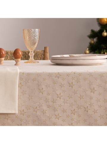 Mint Rugs Tafellaken "Christmas Purity" crème/goudkleurig
