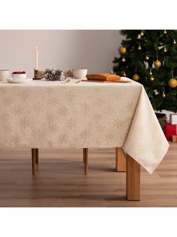 Mint Rugs Tischdecke "Christmas Vega" in Creme/ Gold
