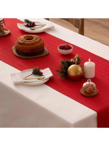 Mint Rugs Bieżnik "Christmas Evolet" w kolorze czerwonym