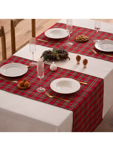 Mint Rugs Bieżnik "Christmas Naibi" w kolorze czerwonym