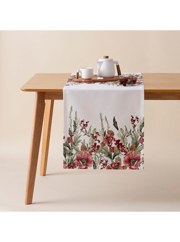 Mint Rugs Tafelloper "Christmas Angel" wit/rood