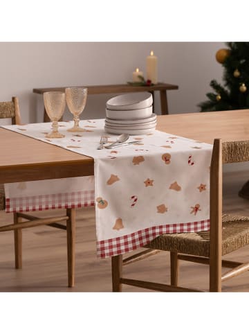 Mint Rugs Tafelloper "Christmas Canela" wit/rood