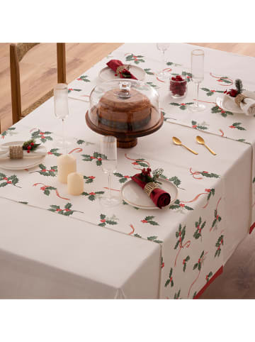 Mint Rugs Bieżnik "Christmas Ribbon" w kolorze biało-czerwonym