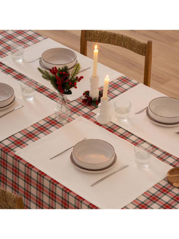 Mint Rugs 2-delige set: placemats "Christmas" wit - (L)50 x (B)40 cm