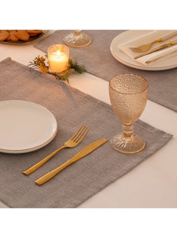 Mint Rugs 2-delige set: placemats "Christmas Evolet" lichtgrijs - (L)50 x (B)40 cm