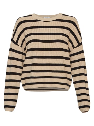 MOSS COPENHAGEN Pullover "Marthea Rachelle" in Beige/ Schwarz