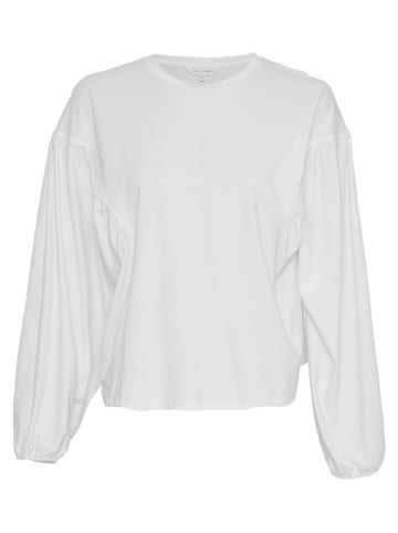 MOSS COPENHAGEN Longsleeve "Nadaline" in Weiß