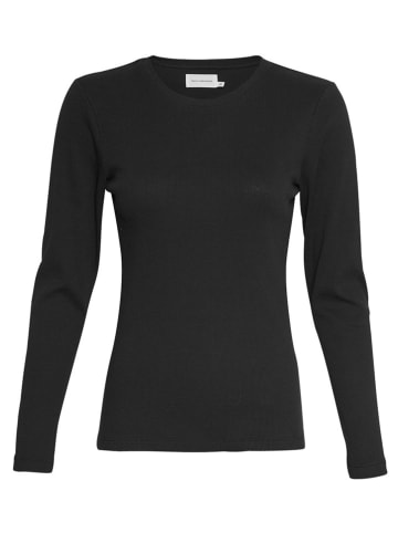 MOSS COPENHAGEN Longsleeve "Kickie Rasmia" in Schwarz