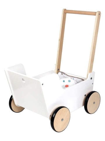 small foot Schiebe- und Puppenwagen "Little Button" in Weiß - ab 12 Monaten