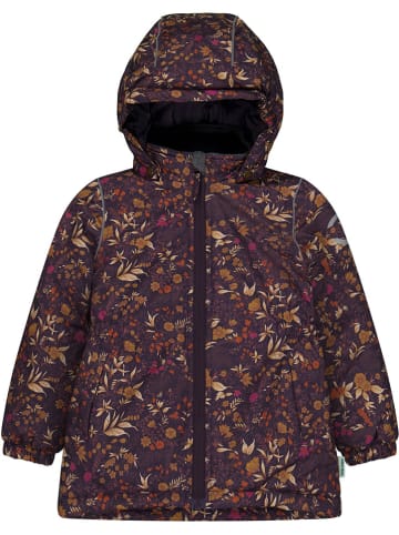mikk-line Winterjacke in Braun/ Pflaume