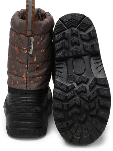 mikk-line Winterboots bruin/zwart