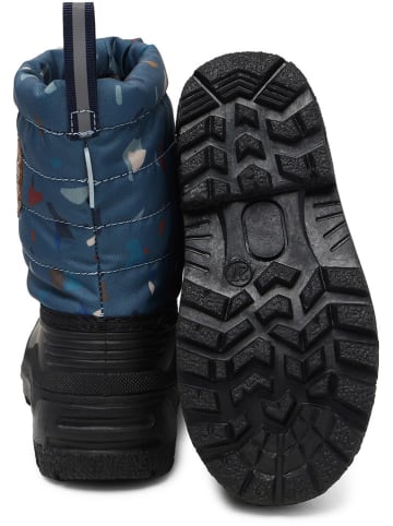 mikk-line Winterboots in Schwarz/ Blau