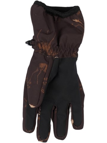 mikk-line Funktionsfingerhandschuhe in Braun