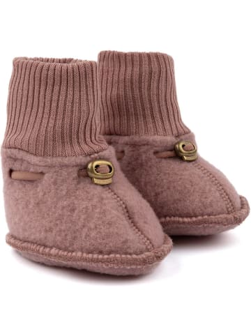 mikk-line Krabbelschuhe in Altrosa