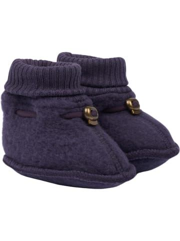 mikk-line Krabbelschuhe in Pflaume