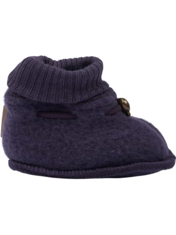 mikk-line Krabbelschuhe in Pflaume