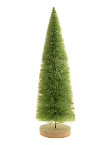 CHAKS Decoratief figuur groen - (H)33 x Ø 11 cm
