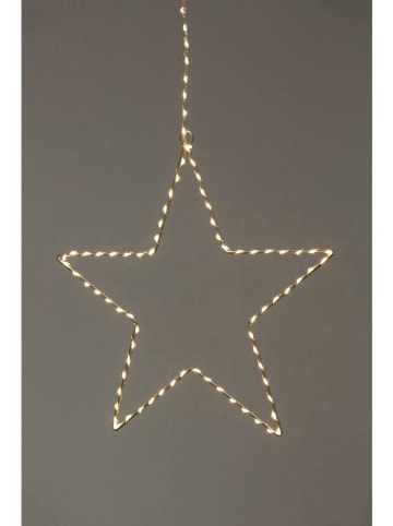 CHAKS Decoratieve ledhanger "Star" warmwit - (B)40 x (H)40 cm
