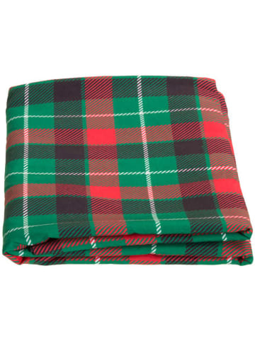 CHAKS Tafelloper groen/rood - (L)240 x (B)150 cm