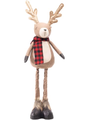 CHAKS Decoratief figuur "Justin" lichtbruin - (B)17 x (H)61 cm