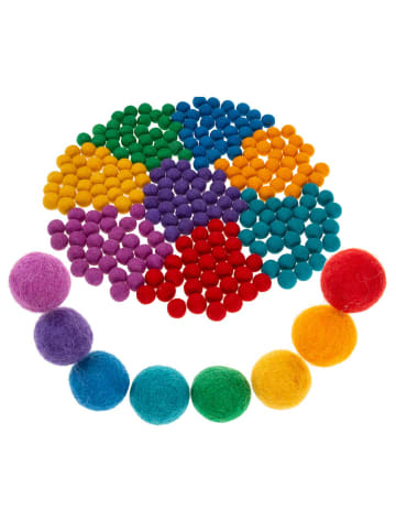 SUNNYSUE Viltballetjes meerkleurig - 210 stuks