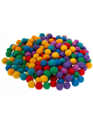 SUNNYSUE Viltballetjes meerkleurig - 210 stuks