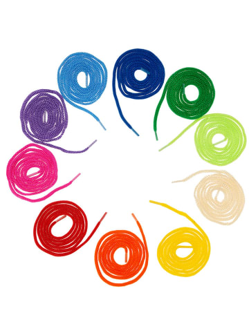 SUNNYSUE 20tlg. Bastelset "Fädelschnüre Regenbogen" - ab 3 Jahren