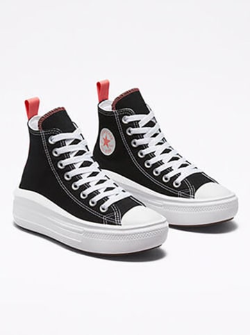 Converse Sneakers "Chuck Taylor All Star Move Lift" in Schwarz/ Pink