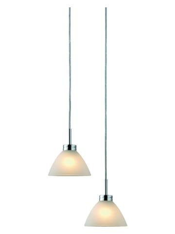 Halo Design 2er-Set: LED-Hängeleuchten "Arc" in Creme - (H)13,5 x Ø 12,5 cm