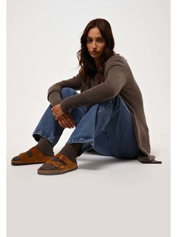 AUTHENTIC CASHMERE Kaszmirowy kardigan "Chésery" w kolorze khaki