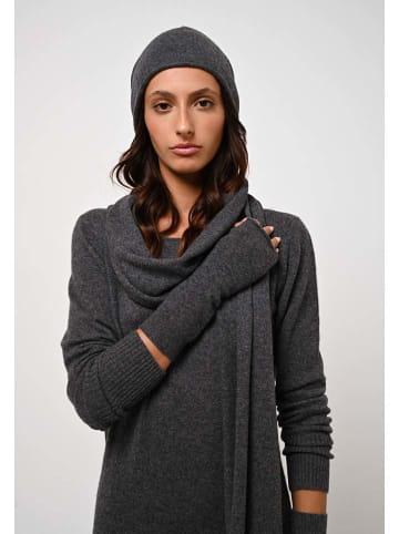 AUTHENTIC CASHMERE Kaszmirowe mankiety "Serre" w kolorze antracytowym