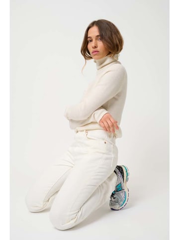 AUTHENTIC CASHMERE Kaschmir-Rollkragenpullover "Linda" in Creme