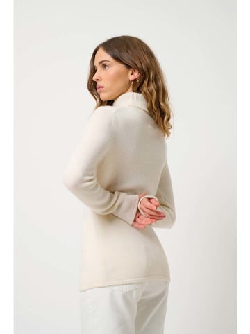 AUTHENTIC CASHMERE Kaschmir-Rollkragenpullover "Linda" in Creme
