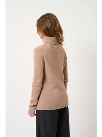 AUTHENTIC CASHMERE Kaschmir-Rollkragenpullover "Linda" in Beige