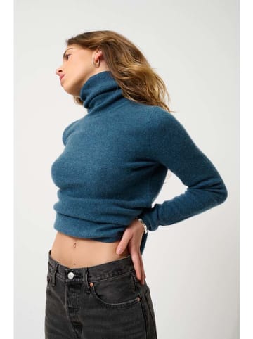 AUTHENTIC CASHMERE Kaschmir-Rollkragenpullover "Bise" in Blau